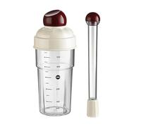 F Fityle Shaker à Cocktail avec Pilon, mixeur de Boissons Multifonction, ustensile de Bar pour Boissons, Milkshakes de fête à Domicile, Rouge