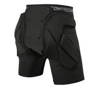 F Fityle Short rembourré de Protection Respirant et Professionnel, Haute élasticité 3D, Protection des Hanches et des Fesses, pour Skate, vélo, Ski, Black M