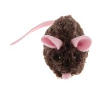 F Fityle Souris Interactive à Mouvement Automatique pour Chat, Jouet pour Chaton, Exercice de Jeu Autonome, évitement Intelligent des Obstacles, Son de Souris, Gris
