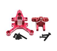 F Fityle Support central avant en métal pour voiture RC, accessoires de bricolage, pièces de rechange pour modèles réduits RC 1/8 6S, Crawler, Rouge