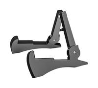 F Fityle Support de guitare pliable, support de sol léger et antidérapant, accessoire portable pour instruments de musique, banjo, ukulélé, etc, Noir