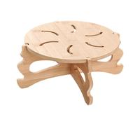 F Fityle Support de jardinière, Support de Pot de Fleurs, présentoir Rustique en Bambou pour Plantes, étagère de présentation pour Pots de Fleurs, pour Plantes, 23.5 Cm X 23.5 Cm X