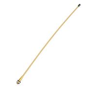 F Fityle Support de kit de modèle, base d'antenne, manchon de tube, base en alliage d'aluminium, récepteur universel, antenne pour modèles de voitures, or Orange