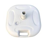 F Fityle Support de parasol de terrasse de remplacement, robuste et remplissable, rempli d'eau, pour jardin, piscine, pelouse, Blanc 20l