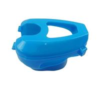 F Fityle Support de Pigeon de Course Distributeur de Médecine Accessoire en Plastique Support d'alimentation à Cadre Fixe pour Colombe Volaille Homing Pigeon, Bleu