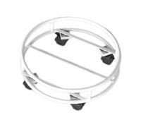 F Fityle Support de Pot à roulettes, Plateau Roulant, Table pour Plantes, Support de Pot de Fleurs, Chariot de jardinière à roulettes pour la Maison, Le Salon, Blanc