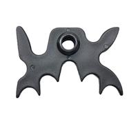 F Fityle Support de Poteau de tête de Pont de Billard, Repose-Queue de Billard Professionnel léger, Cadre de Tige de Billard pour compétition de Club en, Noir