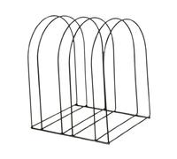F Fityle Support de rangement pour chapeaux tricotés, présentoir pour chapeaux, support de bonnet de bain décoratif, robuste et élégant, support de table pour, Noir