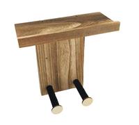 F Fityle Support mural pour, crochet pour, support mural en bois pour skateboard, pour instruments à cordes (longboard, basse,