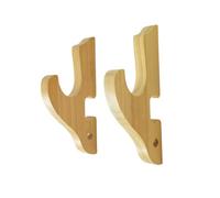 F Fityle Support Mural pour Sabres, Crochet Horizontal en Bois Massif, présentoir Compact pour wakizashi, Tanto et Autres Armes Artisanales de samouraï, 1 Niveau