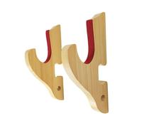 F Fityle Support Mural pour Sabres, Crochet Horizontal en Bois Massif, présentoir Compact pour wakizashi, Tanto et Autres Armes Artisanales de samouraï, 1 Couche Rembourrée