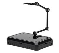 F Fityle Support pour figurines articulées - Accessoires pratiques, robustes et professionnels - Présentoir universel pour figurines et modèles de poupées, Noir