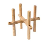 F Fityle Support Réglable pour Plantes D'intérieur, Support Léger pour Pots de Fleurs en Bois, pour Salon d'angle Ou Bureau, pour 8 Pouces