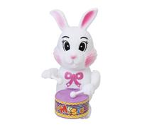 F Fityle Tambour jouet développement éducatif jouet horloge rouleau alimenté drôle bébé saut-jouet réaliste pour enfants enfants bébés pour tout-petits, Lapin