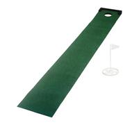 F Fityle Tapis de Putting pour Golf, équipement d'entraînement pour améliorer Ses compétences au Putting, avec Drapeau de Trou, pour Jardin, intérieur et