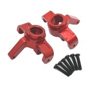 F Fityle Tasse de direction avant en aluminium 2x1:14, pratique, pièces de mise à niveau, tasses de direction en métal pour 14209 14210, accessoire de, Rouge
