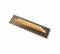 F Fityle Tile Grout Outil pour Carrelage Spatule Raclette Répandre Mortier Efficacement Design Notché pour Adhésion Optimale Adapté aux Travaux de Bricolage Maison Professionnel, 48CM, Dents 10x10