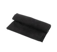 F Fityle Tissu Traité en Caoutchouc Antidérapant Antidérapant de Tissu de 1 Yard pour Le Matériel de Tapis de Coussins de Bricolage, Noir