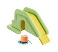 F Fityle Toboggan Aquatique Gonflable pour Enfants, Glisse d'eau avec Base Remplissable, à Eau en PVC Renforcé, Toboggan pour Piscine Hors Sol, Jeux de Jardin et Activités Sportives