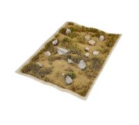 F Fityle Touffes d'herbe Modè Diorama Ornements Groupes de végétation artificielle Modèle d'herbe miniature pour 1:35 1:64 1:72 1:87, Jaune D'hiver