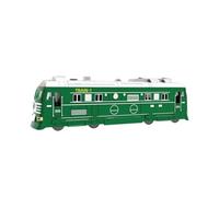 F Fityle Train électrique jouet modèle de train électrique locomotive à vapeur réaliste moteur à vapeur pour enfants enfants de 3 ans et plus cadeau, Vert