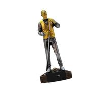 F Fityle Trophée de billard, figurine de joueur de billard, sculpture créative, accessoire de piscine artistique, cadeau en résine, art pour bibliothèque,