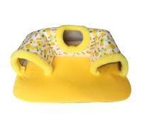 F Fityle Tunnel de Jeu Amovible pour cobayes, Petits Animaux, Hamsters et Lapins. Polyvalent Offre Un Espace de Jeu et des possibilités de Rangement, Jaune