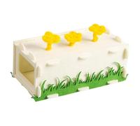 F Fityle Tunnel Hamster Cachette Détachable Abri Maison Tube Jeu Souple Fonction Instincts Convient pour Gerbille Repos Habitat Décoration Cage, 20x9x8cm