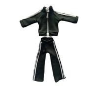F Fityle Vêtements pour figurines 1/12, tenues élégantes, accessoires de collection, accessoires universels, style moderne et tendance à monter soi-même, Vert