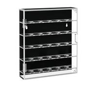 F Fityle Vitrine de présentation pour balles de Golf avec Porte pour de Golf, Support Mural pour Objets de Collection, Anti-poussière pour 25 balles,