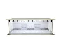 F Fityle Vitrine de rangement pour modèle de voiture moulée sous pression à l'échelle 1/64, diorama, scène de véhicule, jouet, vitrine décorative, boîte de, Style F