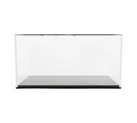 F Fityle Vitrine en acrylique transparente à l'échelle 1/24, anti-poussière, avec base noire. Idéale pour exposer des souvenirs ou des maquettes de