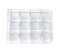 F Fityle Vitrine Miniature En Acrylique, Boîte de Rangement Miniature, Organisateur Moderne, Boîte de Rangement Légère et Portable pour Centre de Table