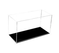 F Fityle Vitrine pour Maquette de en Acrylique Transparent, échelle 1:12, Protection de comptoir, empilable, modèle réduit en métal moulé sous Pression.