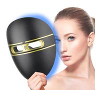 F FIWENE Masque facial à LED pour thérapie lumineuse, éligible FSA ou HSA - Portable et rechargeable - Appareil de thérapie par la lumière rouge et bleue - Masque de thérapie par la lumière pour