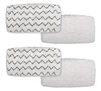 F Flammi Lot de 4 patins de rechange pour balai vapeur Bissell 1252 1606670 1543 1652 1132M 1530 11326 Symphony Hard Floor