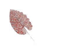F.G.F. Import Export Ligne Mod.N Feuille de Noël Rouge 37 cm, comme Photo, Taille Unique