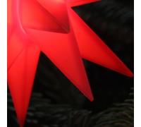 F-H-S International étoile flottante LED, étoile simple pour extension du set de 3 art 35711, rouge, pile incluse
