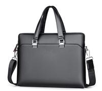 F-HOME Sacs Business, Sac À Main for Homme Sac D'ordinateur Portable Sac Bandoulière en Cuir À Une Épaule for Homme (Couleur : Noir)