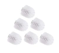 F-HOME Tête De Brosse De Toilette, Tête De Remplacement De Brosse De Toilette Tête De Brosse De Nettoyage De Toilette Filetée Universelle Antibactérienne Et Facile À Nettoyer-15mm (Couleur : 6Pieces)