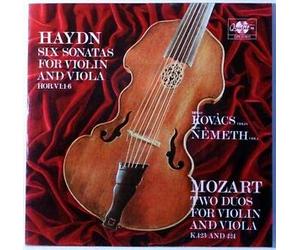 F. J. Haydn: Six Sonatas for Violin & Viola; Mozart: Two Duos, K. 423 & 424