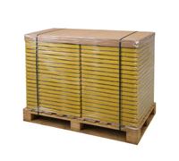 F&L Johns Manville Panneaux d'isolation pour conduits CVC - Palette complète - Panneau de conduit en fibre de verre R4, R6 et R8 - 2,5 cm à 5,1 cm d'épaisseur - 61 x 61 cm, 61 x 121,9 cm et 121,9 x