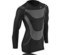 F-Lite Megalight 140, chemise fonctionnelle à manches longues XXL Noir/Gris Noir/Gris