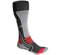 F-Lite Motorbike E200 Chaussettes de dames, noir-gris-rouge, taille 39 40 41 42 pour femmes