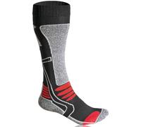F-Lite Motorcycle, chaussettes longues 43-46 EU Noir/Gris/Rouge Noir/Gris/Rouge