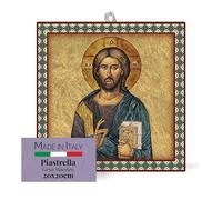 F.LLI BONELLA Carrelage 20x20 cm représentant l'icône de Jésus maître