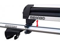 F. Lli Menabo Srl 84700000 Menabo Iceberg Support Kit, Noir/Argent