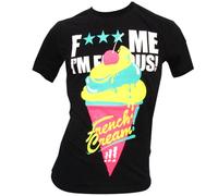 F*** Me I'm Famous: T-Shirt French Cream - Noir, M - Medium