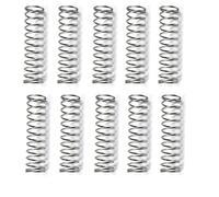 F-MINGNIAN-SPRING 10PCS précis en Acier à Ressort Ressort de Compression, 0,8 mm Diamètre Fil * 10 mm Diamètre * Out (5-50) mm Longueur (Couleur : 10pcs, Taille : 0.8x10x30mm)