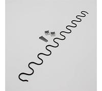 F-MINGNIAN-SPRING 1set 35cm / 40cm / 45cm / 50cm / 55cmm / 60cm / 65cm / 70cm / 75cm / 80cm Clips Printemps Vis Inclus Bricolage Zig Zag Canapé inclinable Kit de réparation (Taille : 55cm 1set)